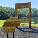 Almost Heaven Swing at Charles Fork Lake