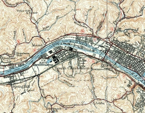 South Charleston Map 1931