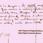 Threatening letter to John James Davis