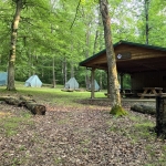 Group campsite at Camp Wootaga
