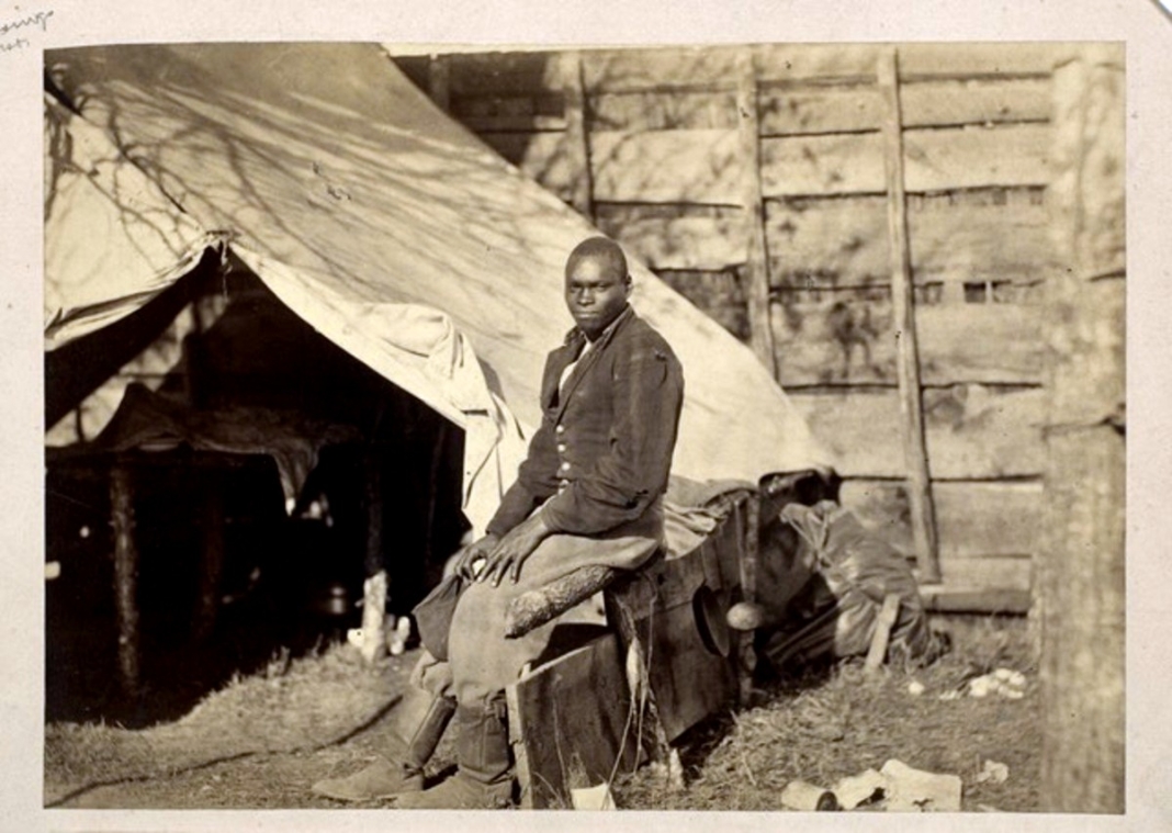 A photograph taken about 1862 of a 