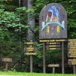Welcome sign at Camp Kootaga