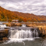 Fall Foliage at Kanawha Falls