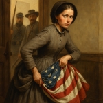 Martinsburg woman hiding flag