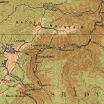 Section of 1913 USGS map showing Stanaford