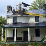 Tyree Tavern Roof Exposed
