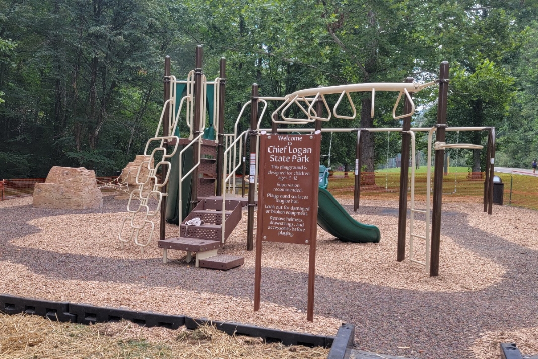Chief Logan State Park ADA access Playground