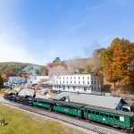 Fall foliage at Cass, West Virginia