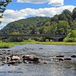 Greenbrier River at Alderson, West Virginia