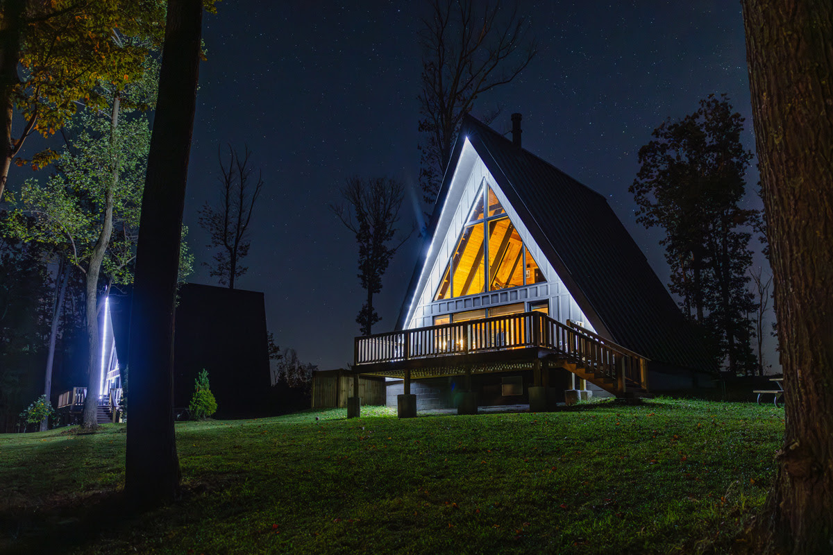 Stargazing cabins open at Coopers Rock State Forest near Morgantown, West Virginia