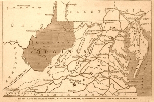 State of Kanawha Map