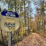 Spearhead and Hatfield-McCoy trails join