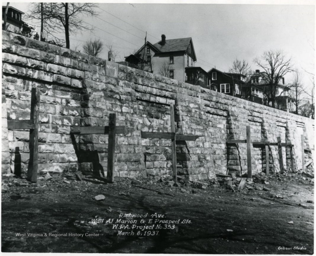 Stone walls along Richwood Avenue in Morgantown, West Virginia, will now be added to the national register.