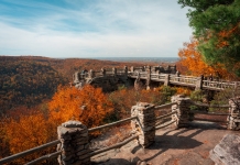 Overlook at Coopers Rock State Forest in West Virginia closed for repairs The legendary overlook at Coopers Rock State Forest provides a view of more than 30 miles across the valley of the Monongahela River. (Photo courtesy W.Va. State Parks)