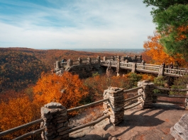 Overlook at Coopers Rock State Forest in West Virginia closed for repairs The legendary overlook at Coopers Rock State Forest provides a view of more than 30 miles across the valley of the Monongahela River. (Photo courtesy W.Va. State Parks)
