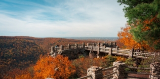 Overlook at Coopers Rock State Forest in West Virginia closed for repairs The legendary overlook at Coopers Rock State Forest provides a view of more than 30 miles across the valley of the Monongahela River. (Photo courtesy W.Va. State Parks)