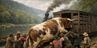 Colonel Ludington's legendary giant ox was real, and it weighed 4,450 pounds Ludington's Giant Shorthorn Ox