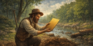 Giant skeletons and buried copper plates—a strange Marion County folktale Solomon Spaulding claimed to have uncovered ancient plates along Prickett's Creek in Marion County, West Virginia.