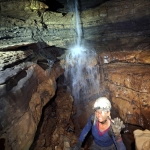 Waterfall in Piercy's Cave